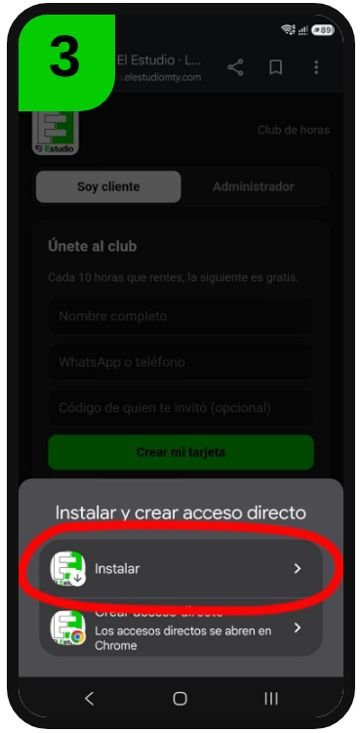 Paso 3: tocar Instalar